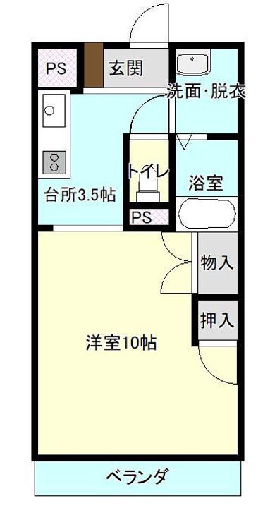 山形県山形市錦町(マンション)の賃貸物件の間取り