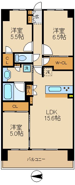 アクアスイートの間取り