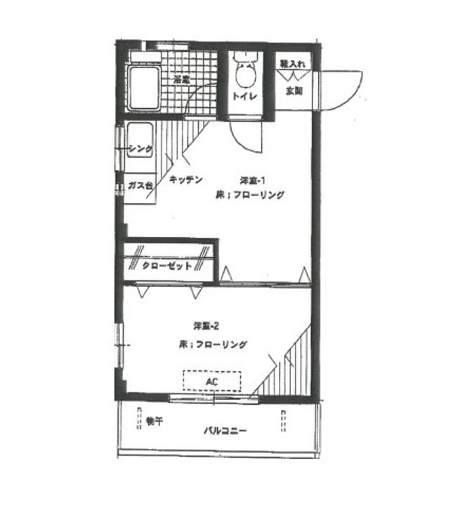 東京都杉並区西荻北1(アパート)の賃貸物件の間取り