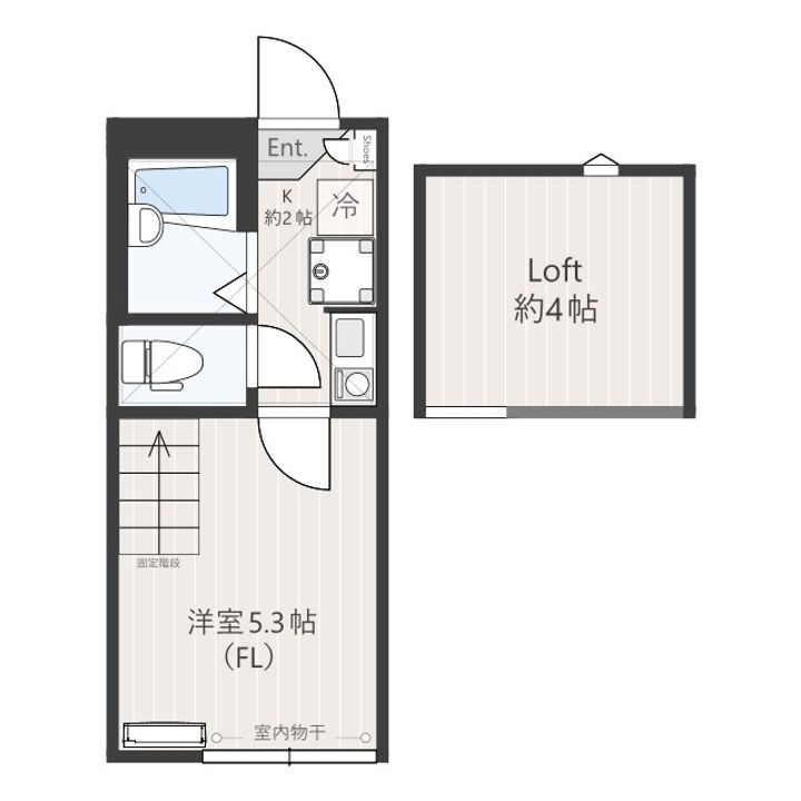 コートレジデンス武蔵中原の間取り