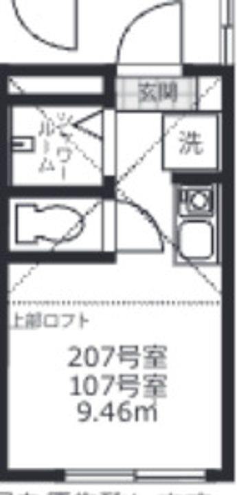 東京都江戸川区東小岩5(アパート)の賃貸物件の間取り