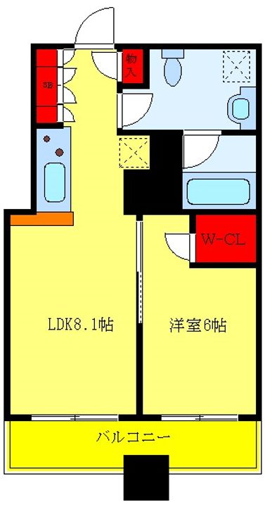 レジディアタワー上池袋(タワー棟)の間取り