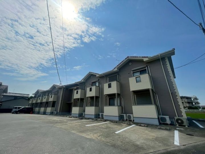 福岡県みやま市瀬高町高柳(アパート)の賃貸物件の外観