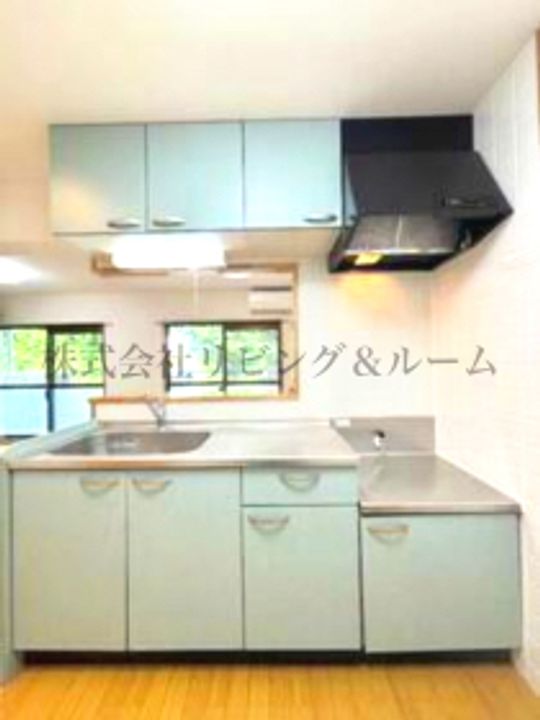 茨城県神栖市大野原3(マンション)の賃貸物件のキッチン