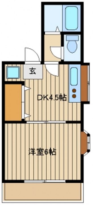 パレス南大泉の間取り