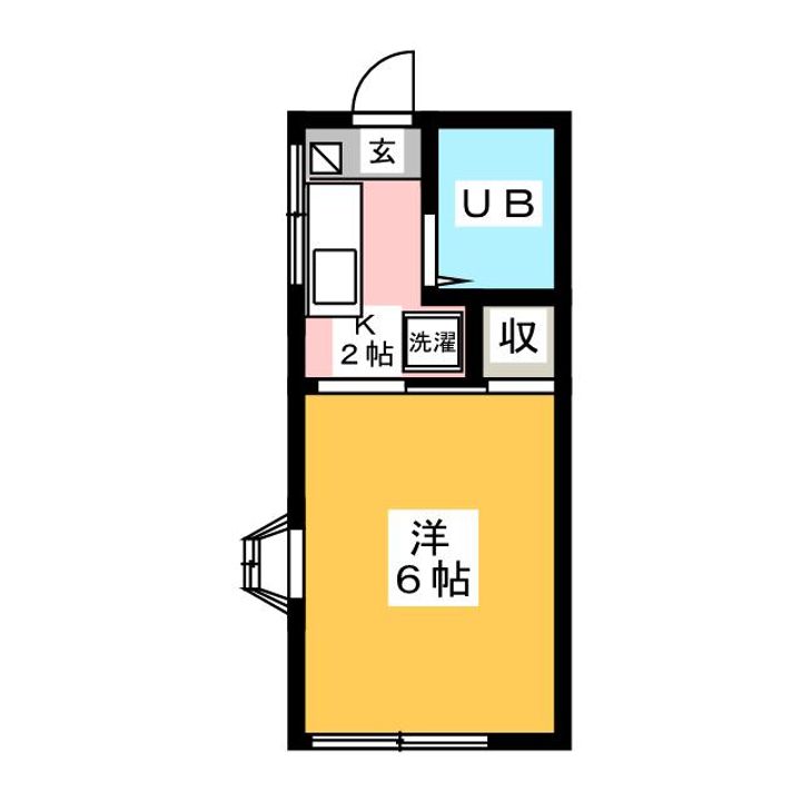 みどりハイツの間取り