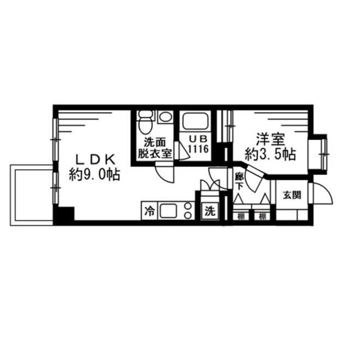 レジディア六本木檜町公園の間取り