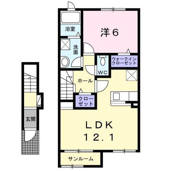 マハロAの間取り