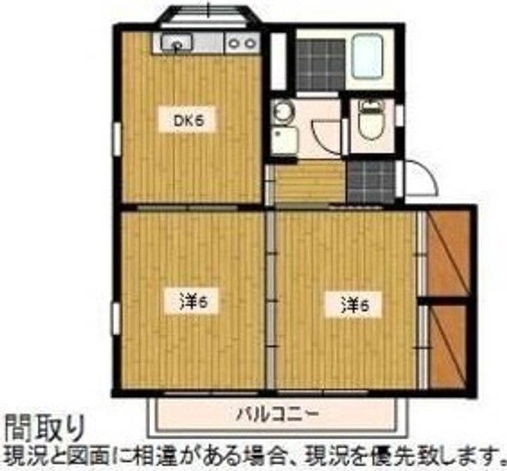 ソレイユBの間取り