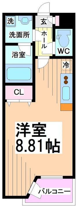 神奈川県川崎市多摩区登戸(マンション)の賃貸物件の間取り
