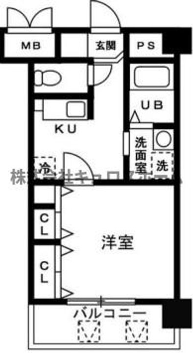 大阪府大阪市阿倍野区阪南町1(マンション)の賃貸物件の間取り