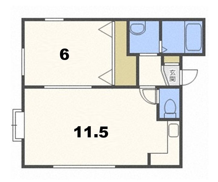 シオン高木の間取り