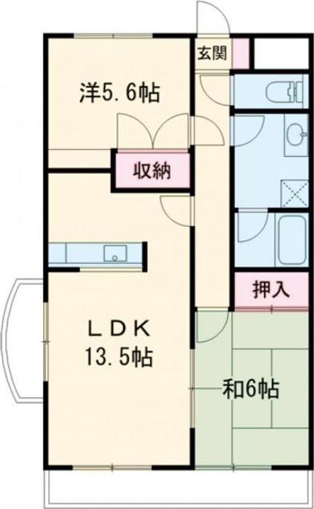 S・FIELD75の間取り