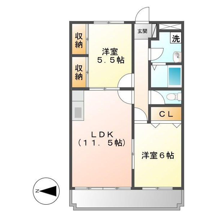 グランパス総社の間取り
