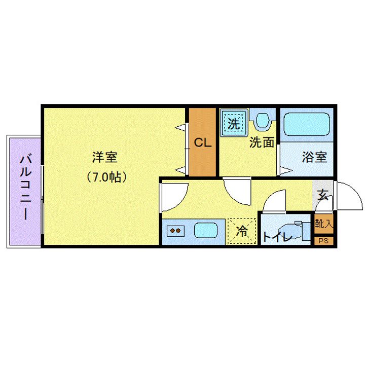 埼玉県さいたま市北区本郷町(アパート)の賃貸物件の間取り