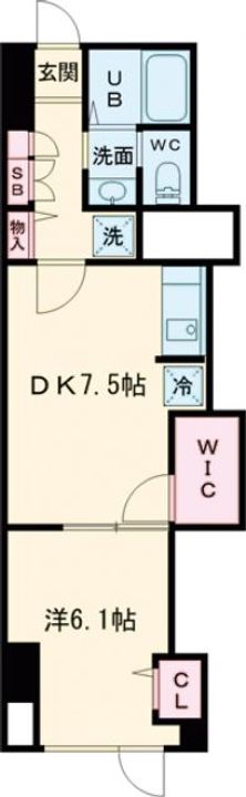 プラザローヤル5の間取り