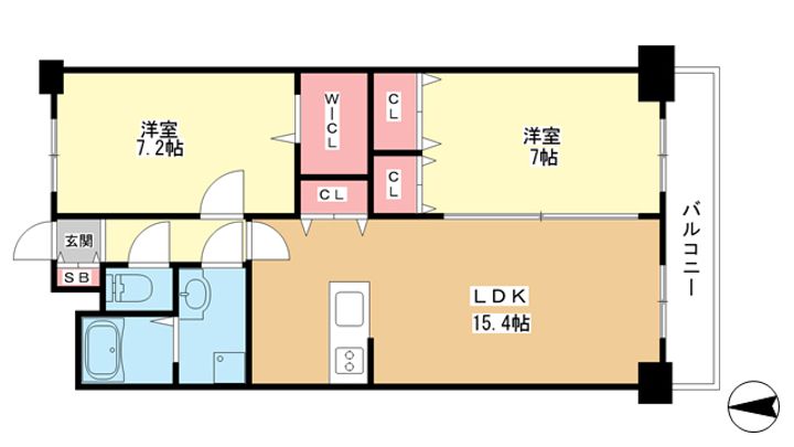 メディオ山田の間取り