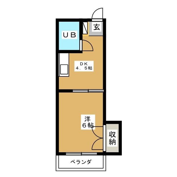 パレス船橋の間取り