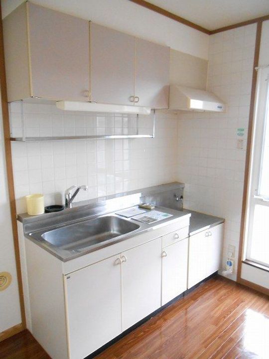 グリーンウォールズB棟のキッチン