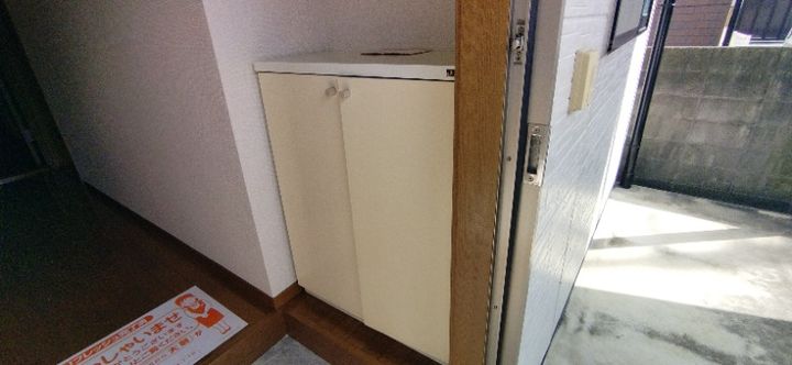 ハイランドコートIIの玄関