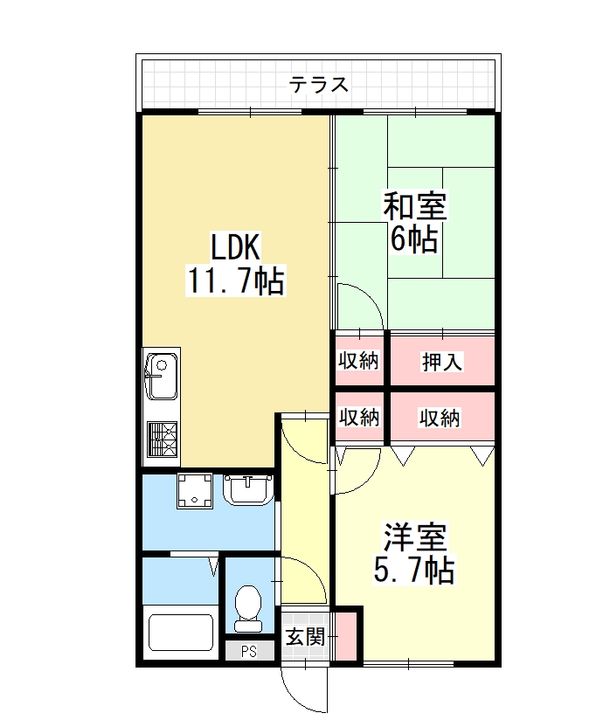 ハイランドコートIIの間取り