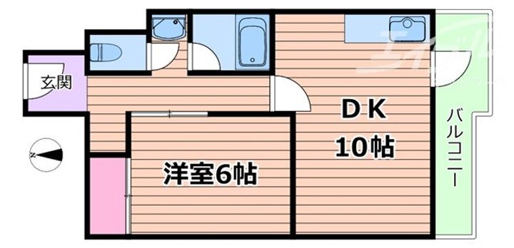 信和ハイツの間取り