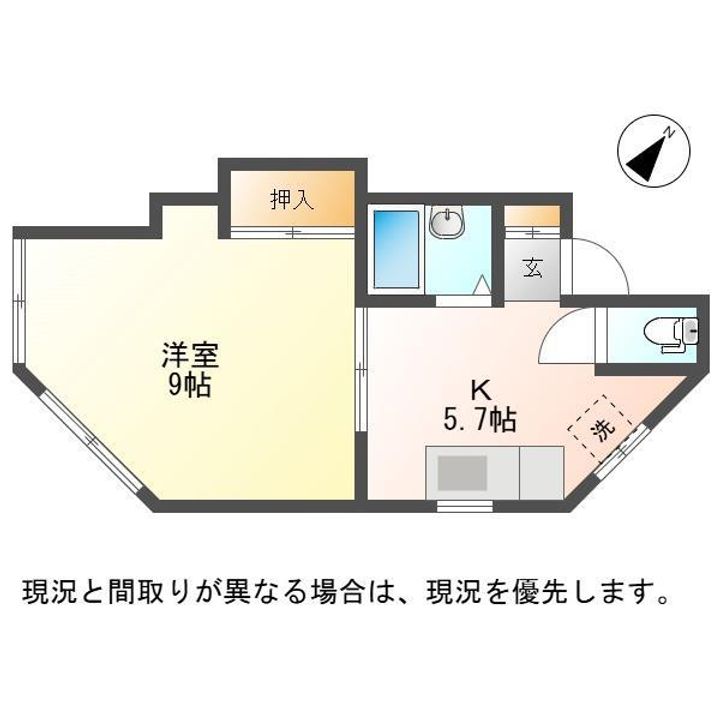 サンステージ小針の間取り