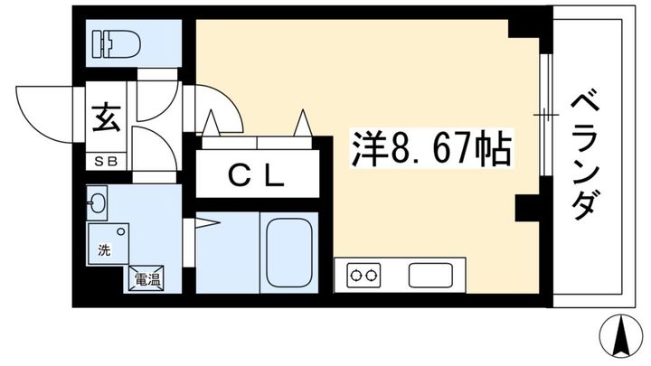 サンシャイン細井の間取り