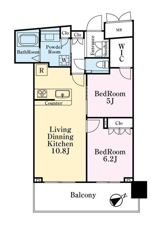 ブランズタワー大船の間取り