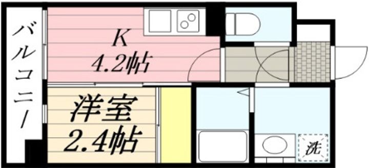 モダンパラッツオ博多tresの間取り