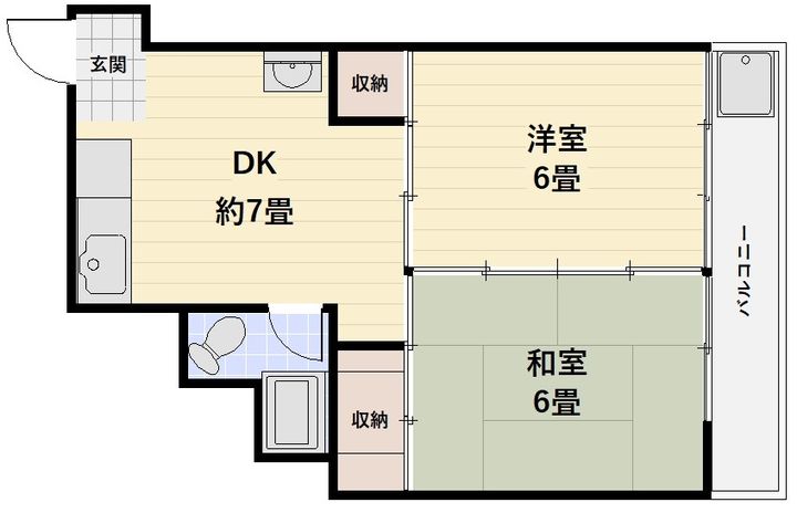 倉敷昭和ビルの間取り