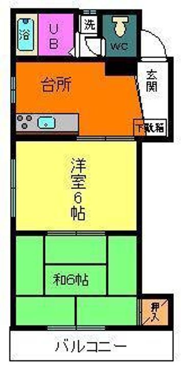 吉乃マンションの間取り