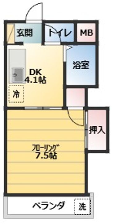 ダイヤマンションの間取り