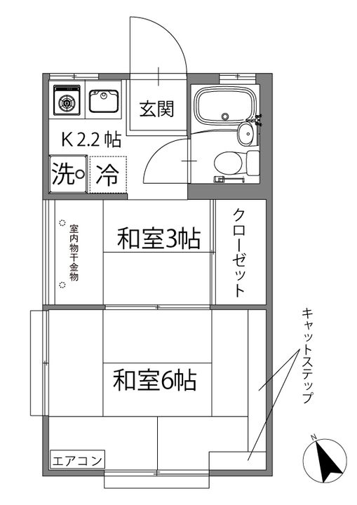 TAGUCHI荘の間取り