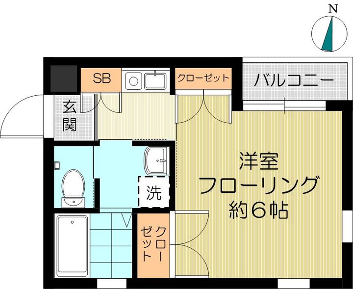 テラス早稲田の間取り