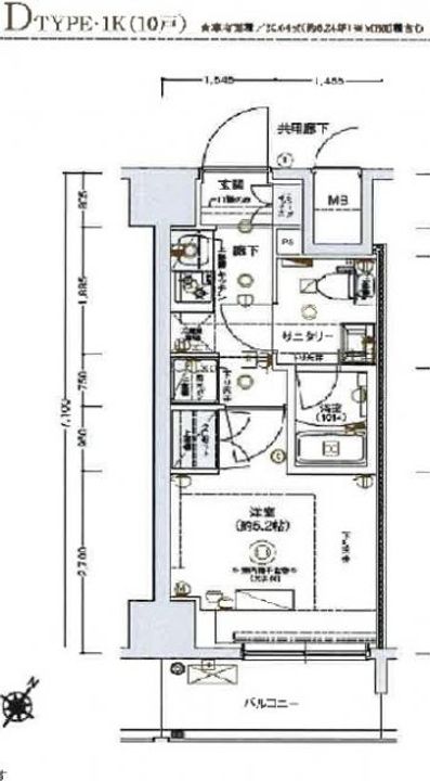 CREST TAPP川崎IIの間取り
