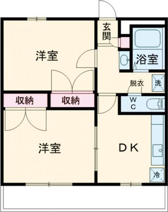 兵庫県明石市藤江(マンション)の賃貸物件の間取り