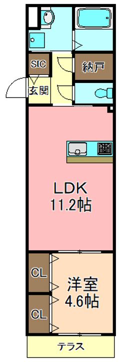 東京都足立区梅田6(アパート)の賃貸物件の間取り