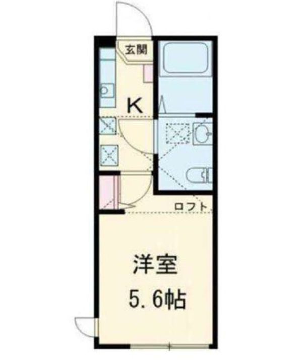 東京都八王子市絹ケ丘1(アパート)の賃貸物件の間取り