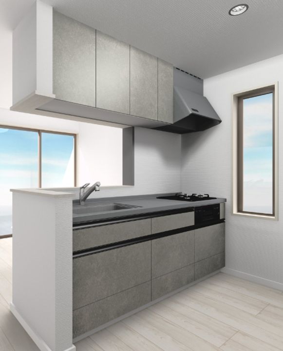 福岡県大野城市山田2(一戸建)の賃貸物件のキッチン