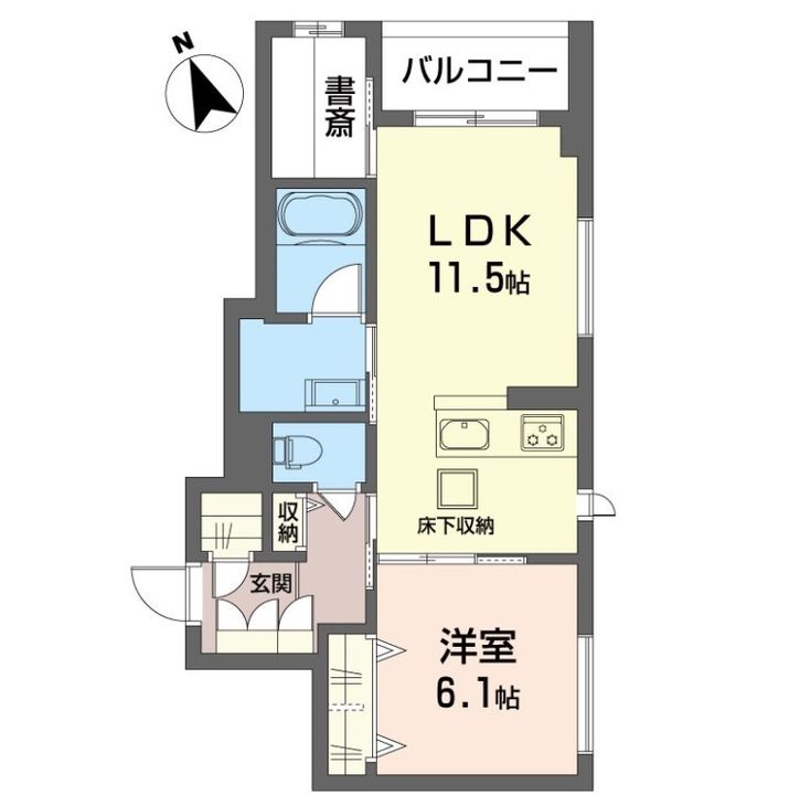 エール ブランシェの間取り
