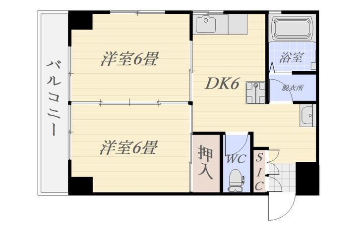 ルクール西千石の間取り