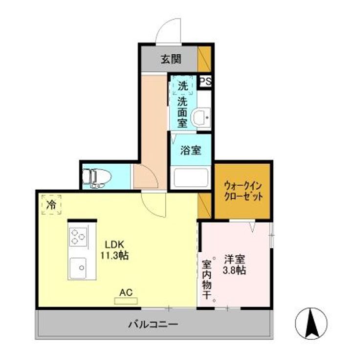 パステルコートの間取り