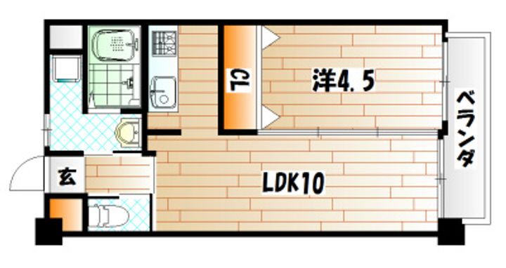 アンテス上到津の間取り