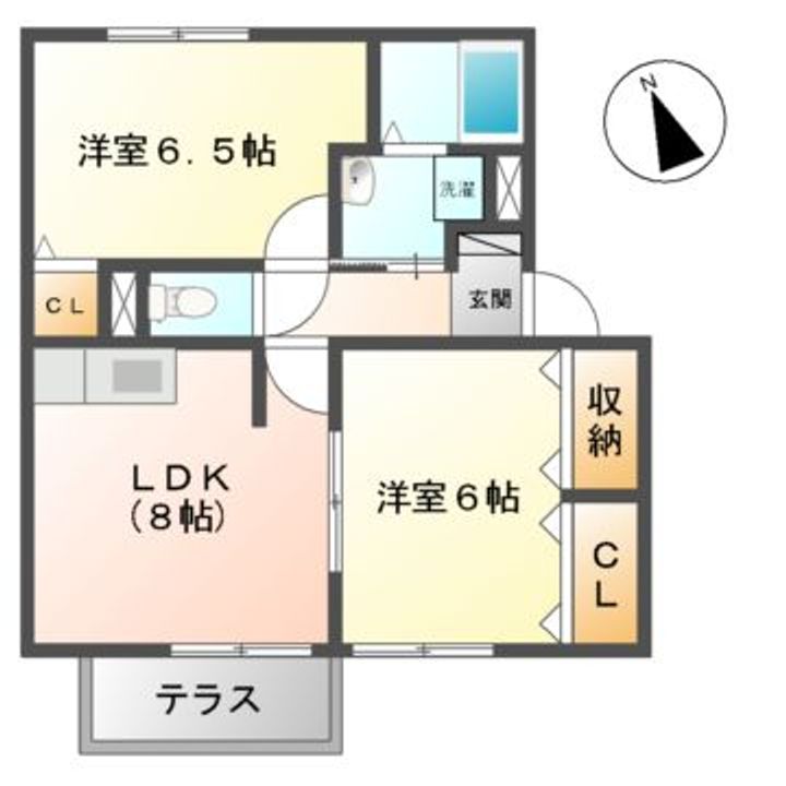 コスモスハウス A~Hの間取り