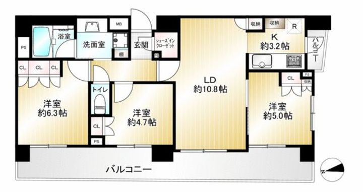 ラコント久我山の間取り