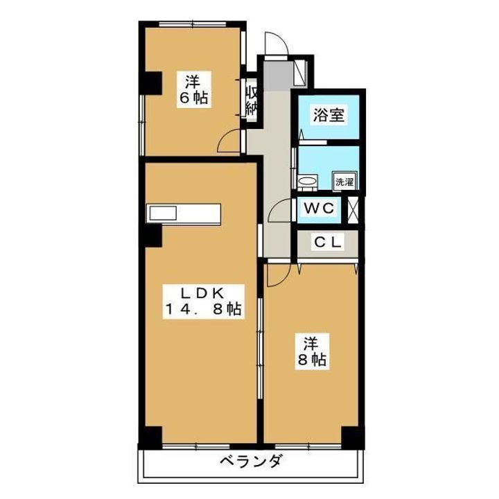 ヴェルドミールカシマの間取り
