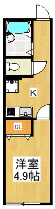マロンハイツの間取り