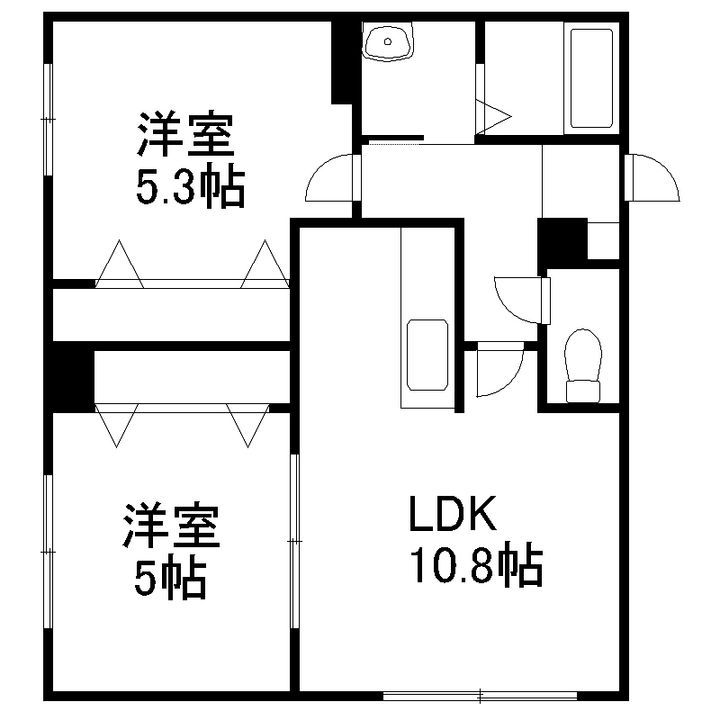 ビンゴファーストの間取り