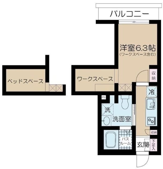 東京都葛飾区高砂1(マンション)の賃貸物件の間取り
